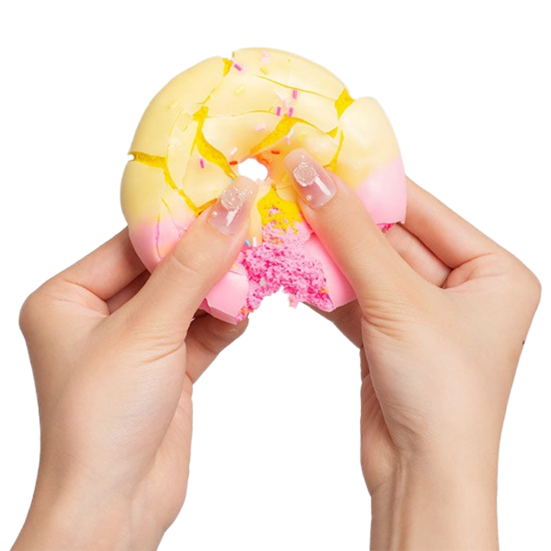Wax Squishies Donut Wax Crackle Fidget Toy