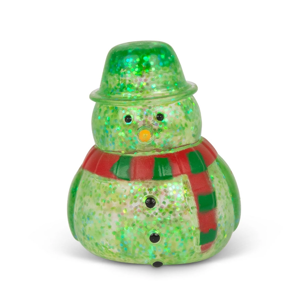 Scrunchems Sugar Green Snowman Squishy Fidget Toy