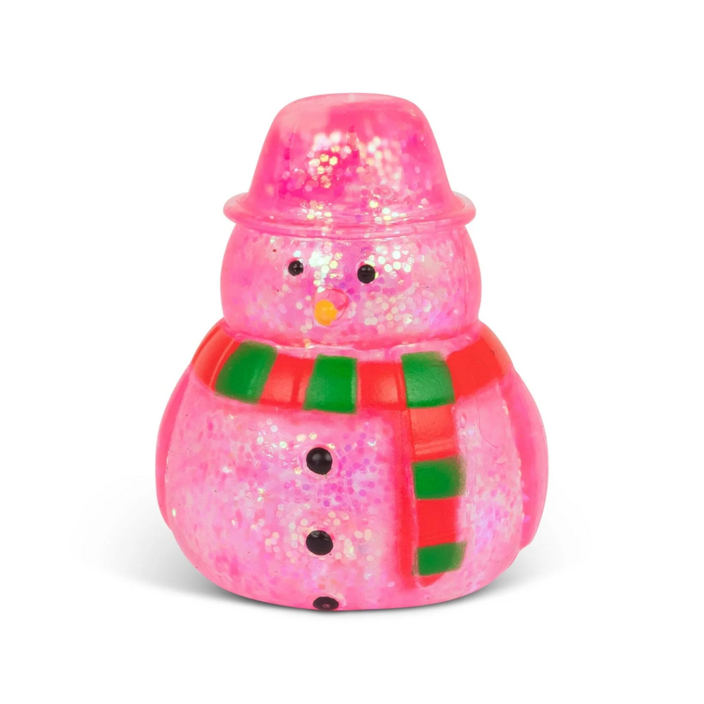 Scrunchems Sugar Pink Snowman Squishy Fidget Toy