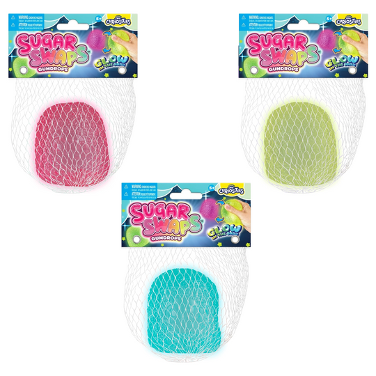 Sugar Swaps Gumdrop Glow in the Dark Squishy Toy