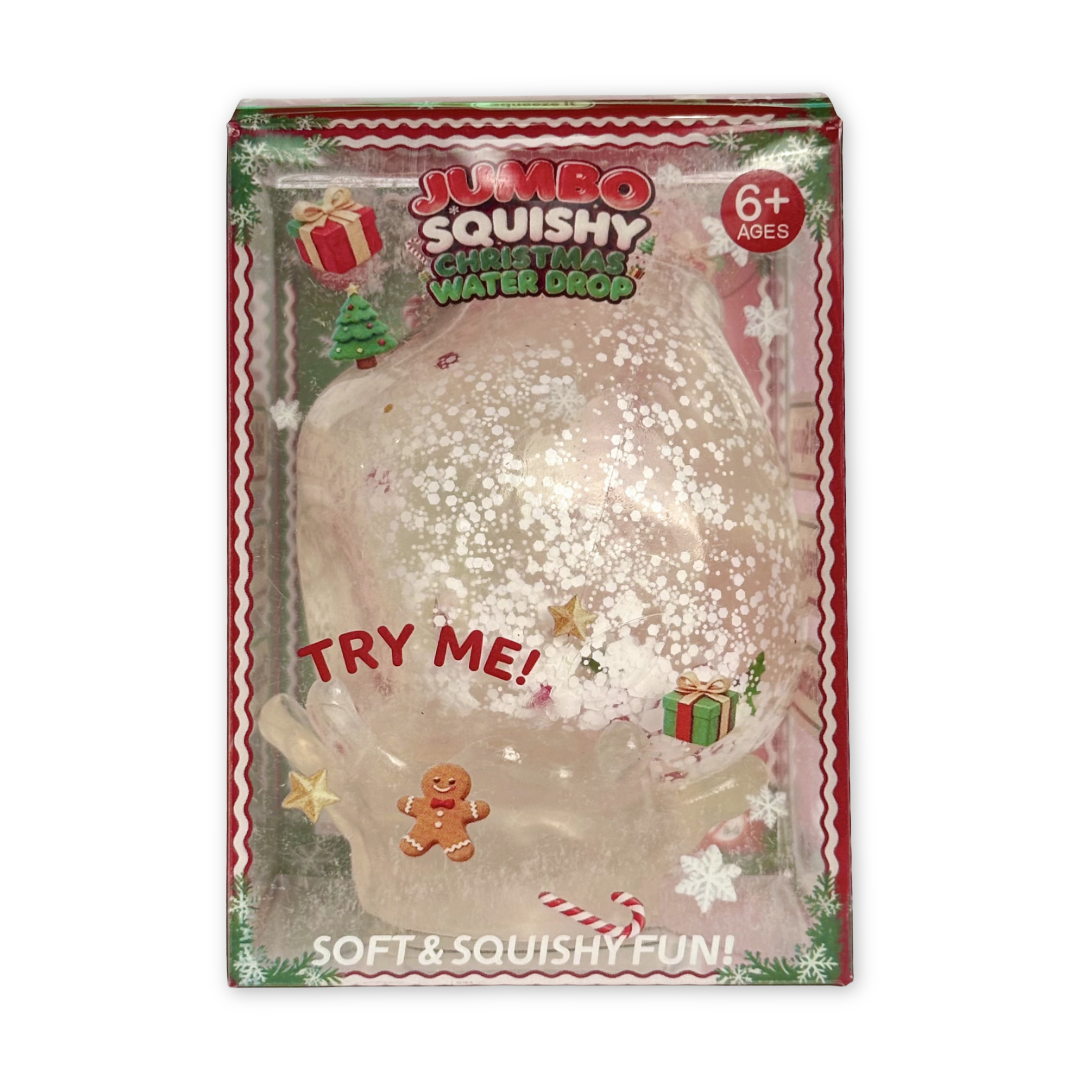 Christmas Light Water Drop Squishy - White