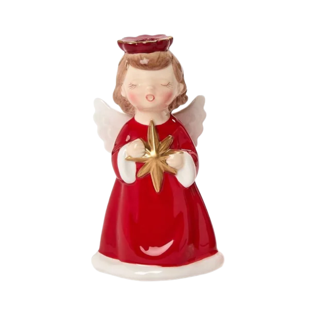Star Angel Taper Candleholder