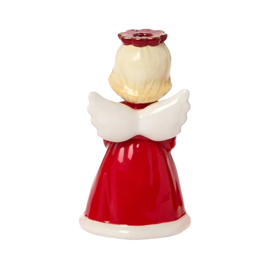 Wreath Angel Taper Candleholder