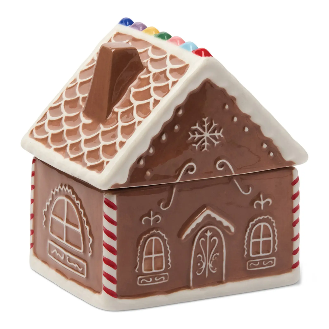 Gingerbread House Ceramic Candle 9.5oz