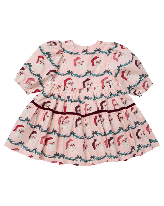 Pink Chicken - Santa Garland Maribelle Dress