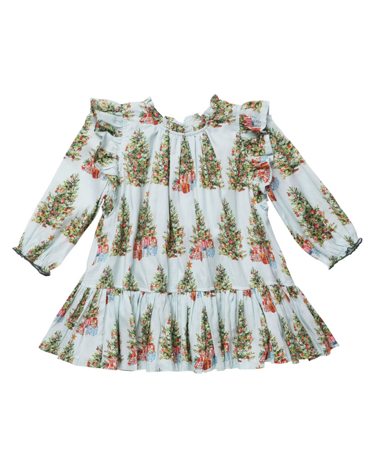 Pink Chicken - Trees & Presents Harper Dress