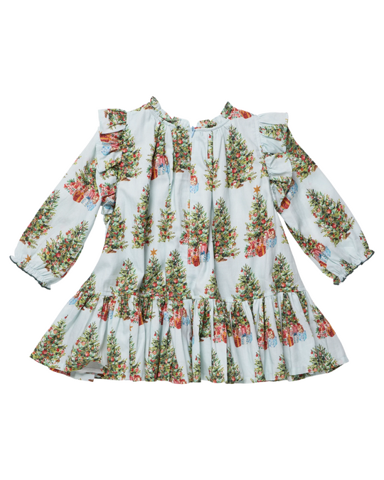 Pink Chicken - Trees & Presents Harper Dress