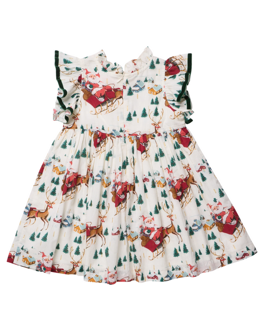 Pink Chicken - Santa Sleigh Jennifer Dress