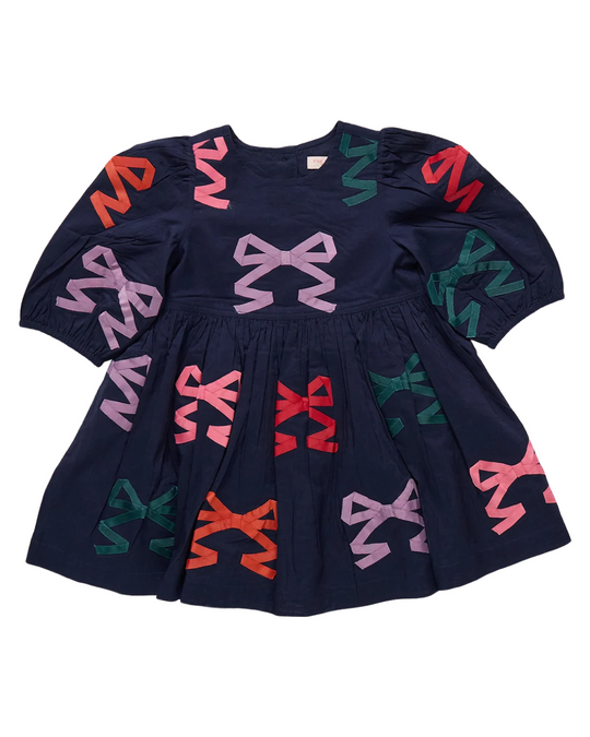 Pink Chicken - Bow Appliques Brooke Dress