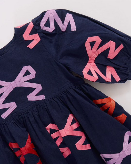 Pink Chicken - Bow Appliques Brooke Dress Set