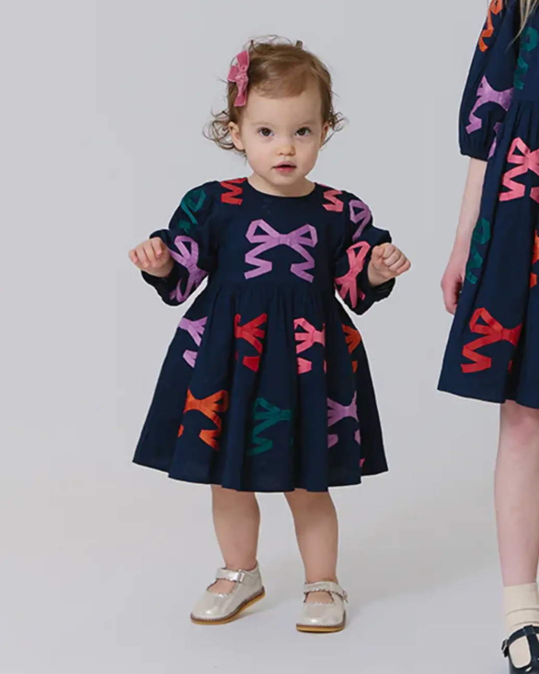 Pink Chicken - Bow Appliques Brooke Dress Set