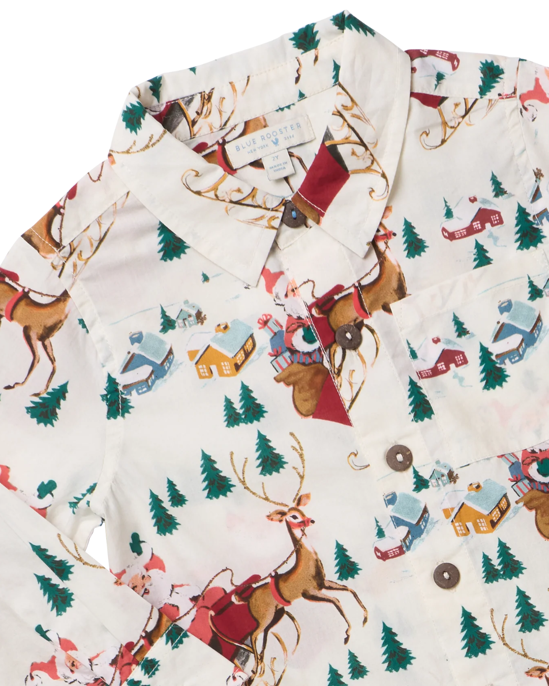 Pink Chicken - Santa Sleigh Jack Shirt