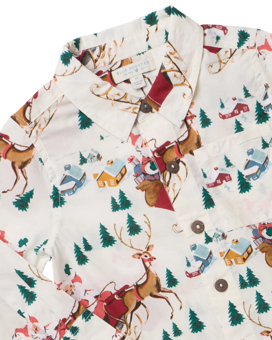 Pink Chicken - Santa Sleigh Jack Shirt
