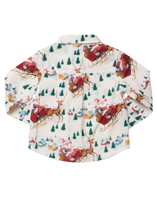 Pink Chicken - Santa Sleigh Jack Shirt