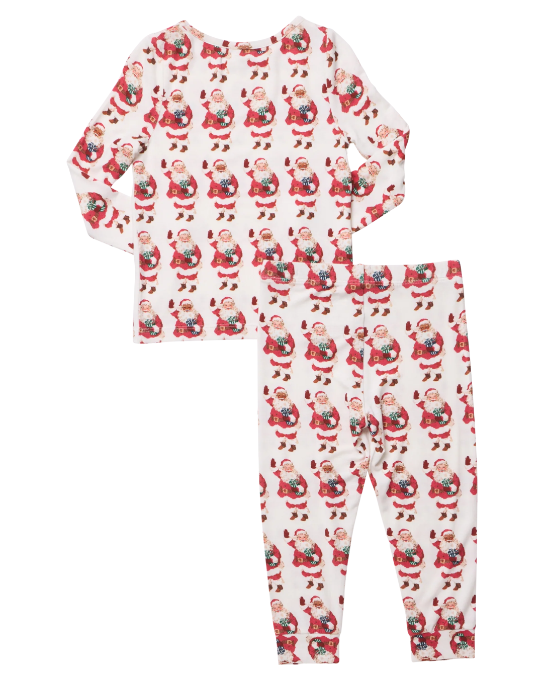 Pink Chicken - Kid's Vintage Santas Bamboo PJ Set