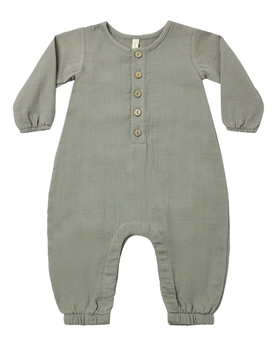Quincy Mae - Spruce Woven Jumpsuit