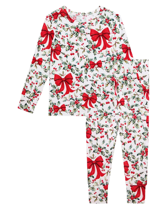 Posh Peanut - Happy Holly-Days Classic Pajama Set