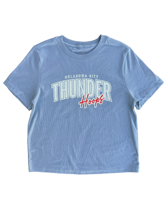 OKC Thunder Hoops Diehards Boxy Tshirt