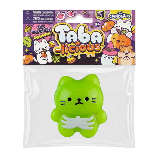 Skeleton Cat Taba-licious Halloween Squishy Toy