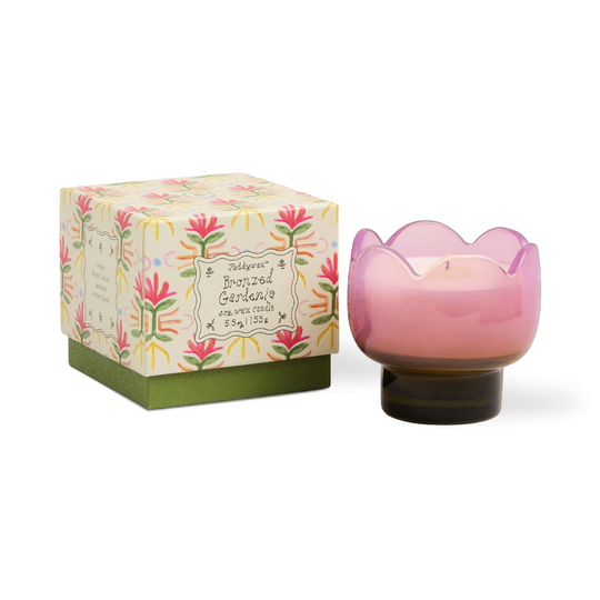 Bronzed Gardenia Tulip Candle 5.5 oz