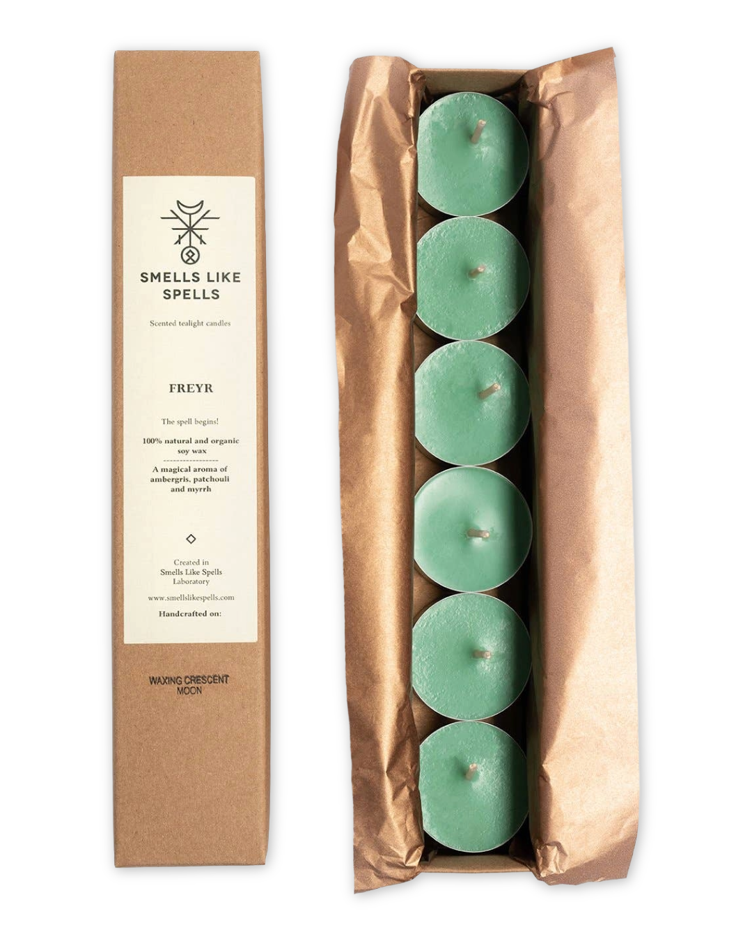 Freyr Magical Norse Spell Tealight Candle Set