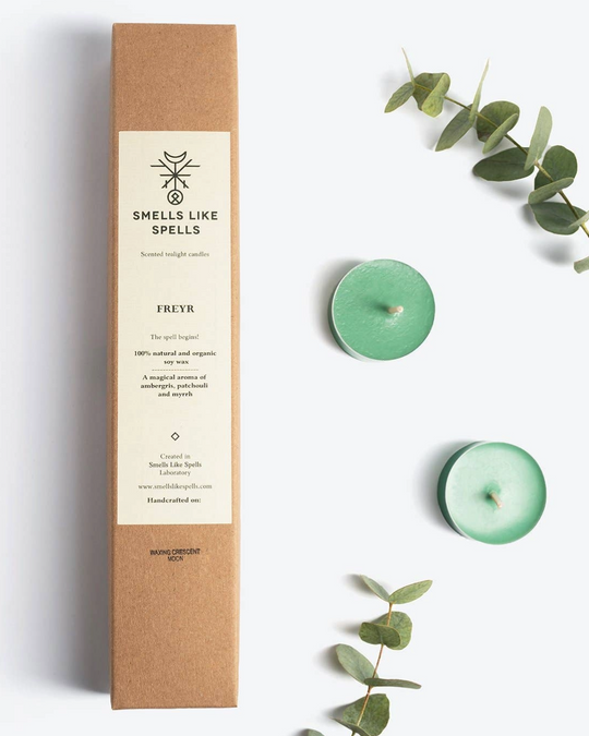 Freyr Magical Norse Spell Tealight Candle Set