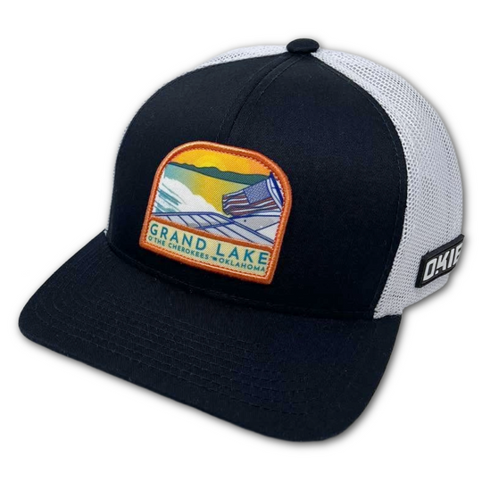 The Okie Brand - Grand Lake Navy/White Trucker Hat