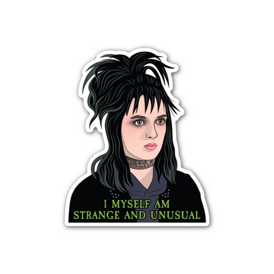 Lydia Strange and Unusual Sticker