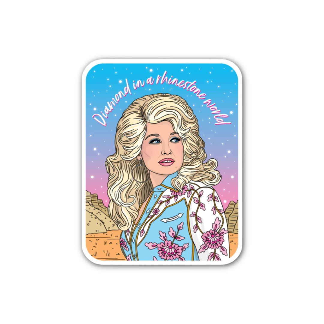 Dolly Diamond in a Rhinestone World Sticker