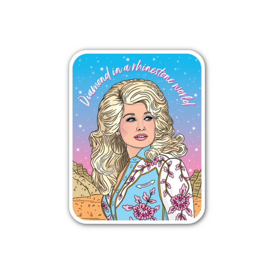Dolly Diamond in a Rhinestone World Sticker