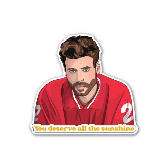 Heated Rivalry Sunshine Sticker