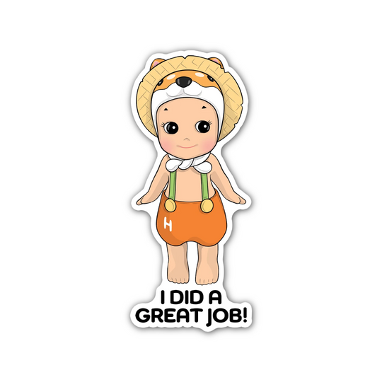 I Did A Great Job Sticker