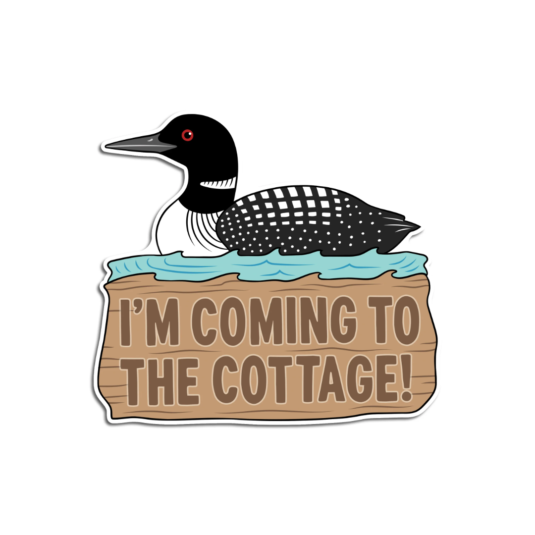 Heated Rivalry I'm Coming to the Cottage Sticker
