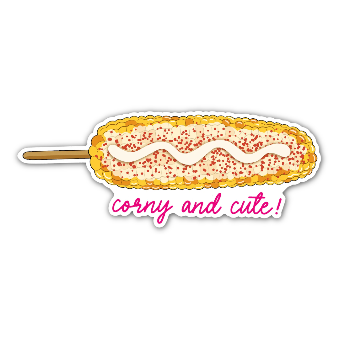 Elote Corny and Cute Sticker