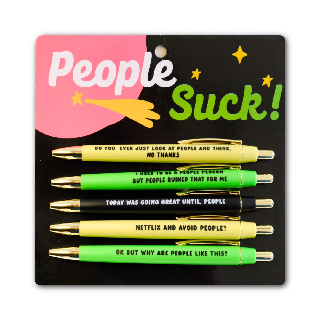 People Suck Pen Set