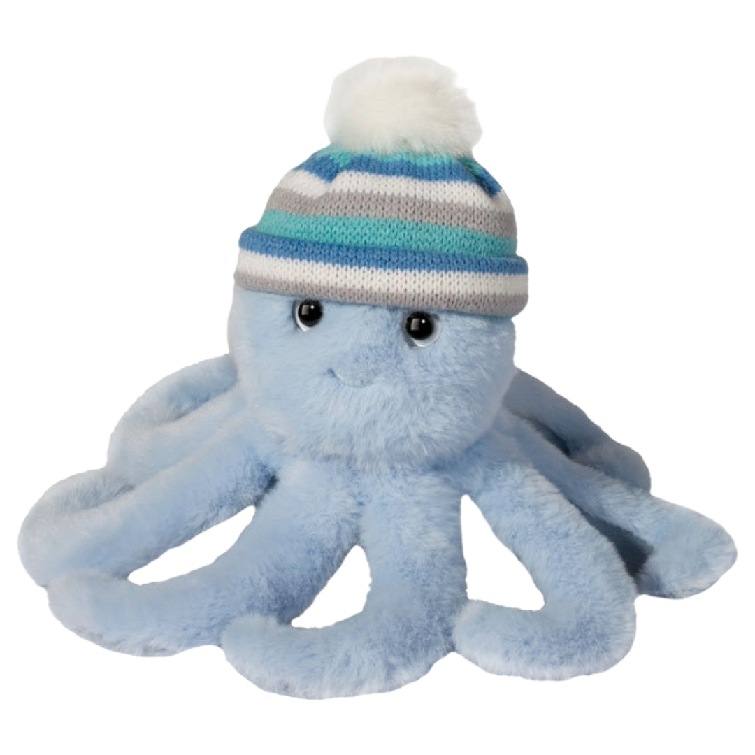 Winter Octopus with Hat Plush