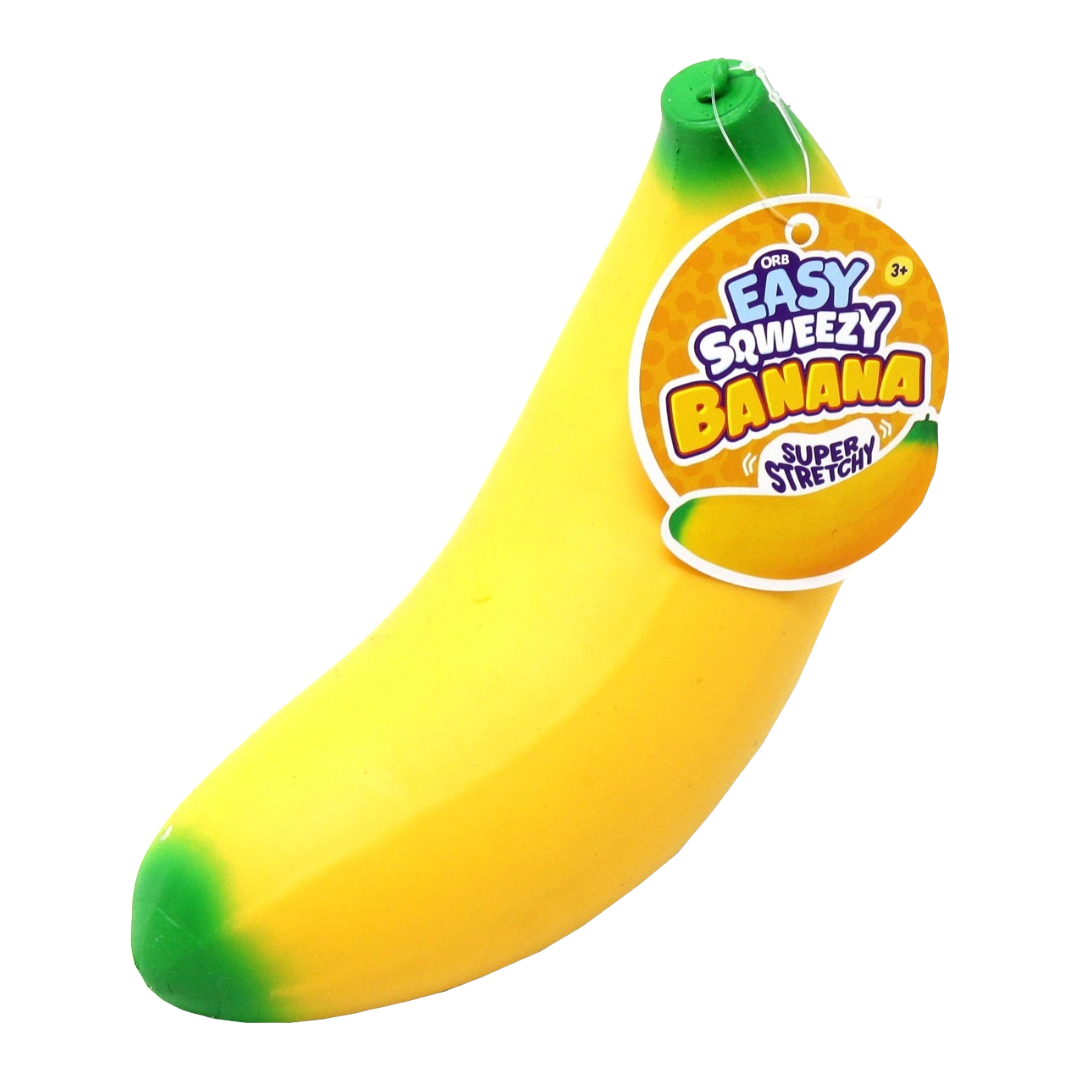 Easy Sqweezy Medium Banana Squishy Toy
