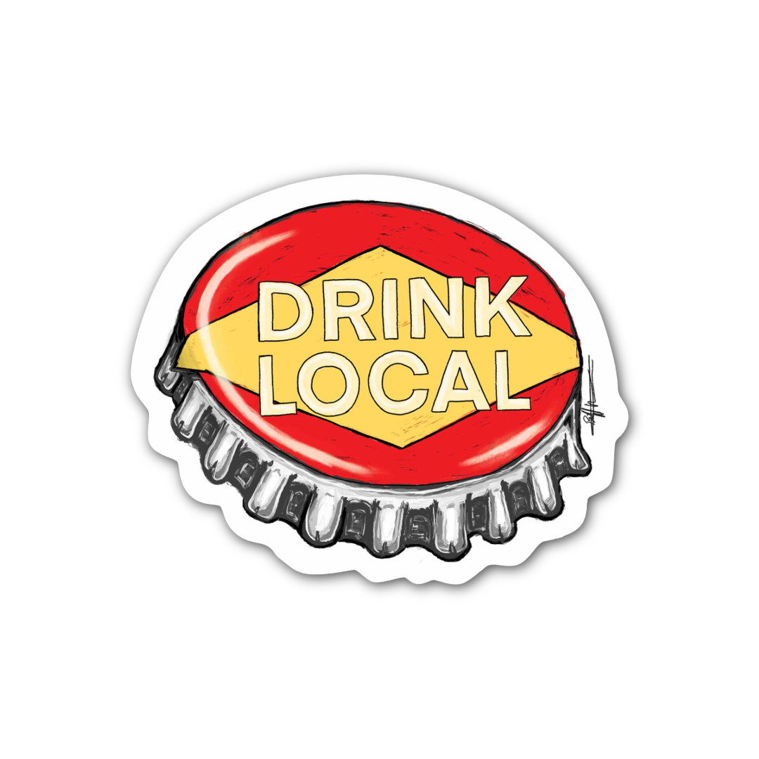 Drink Local Sticker
