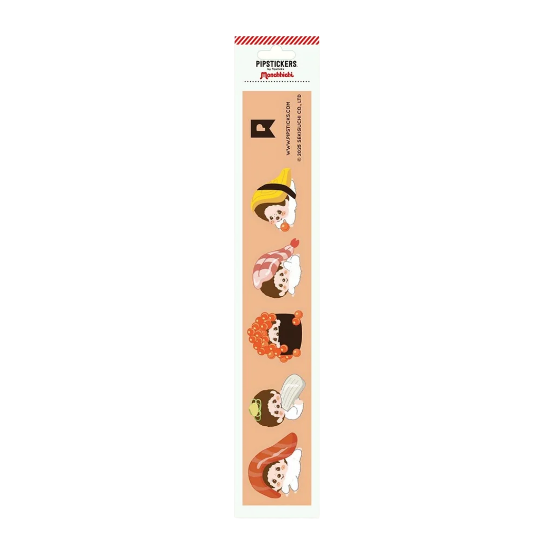 Monchhichi Sushi Roll Mini Sticker Sheet