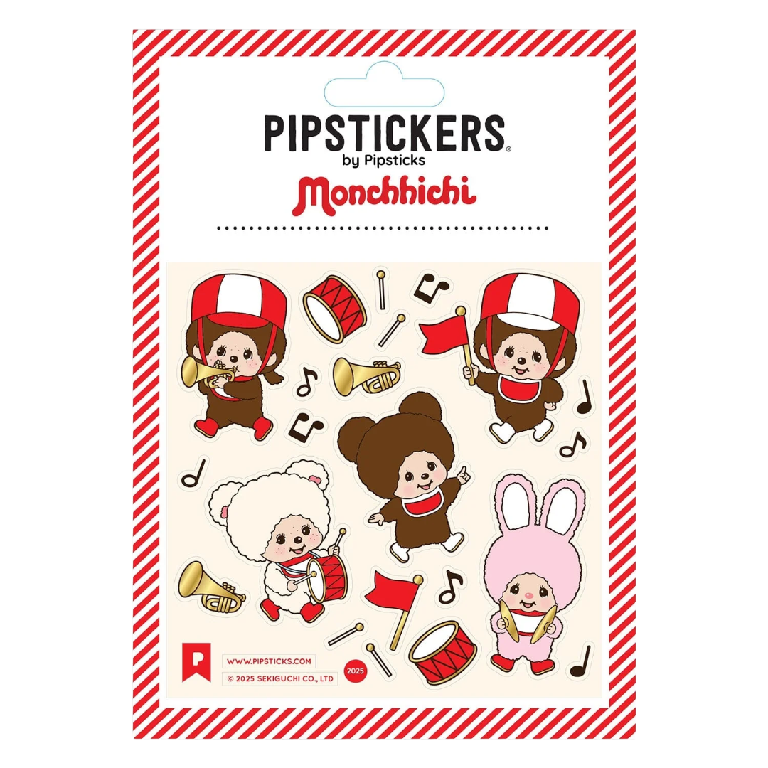 Monchhichi Marching Band Sticker Sheet