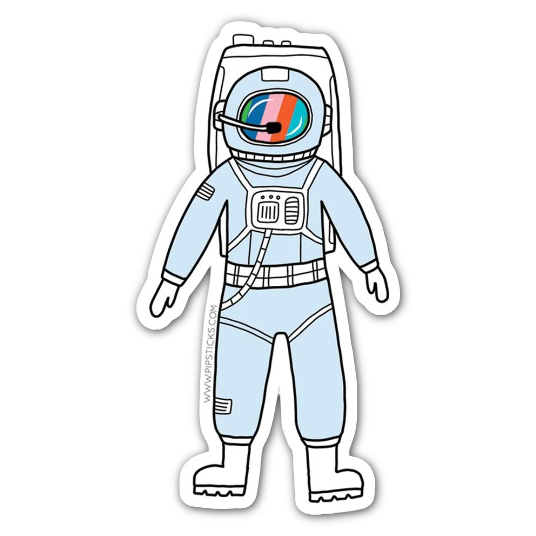 Astronaut Vinyl Sticker