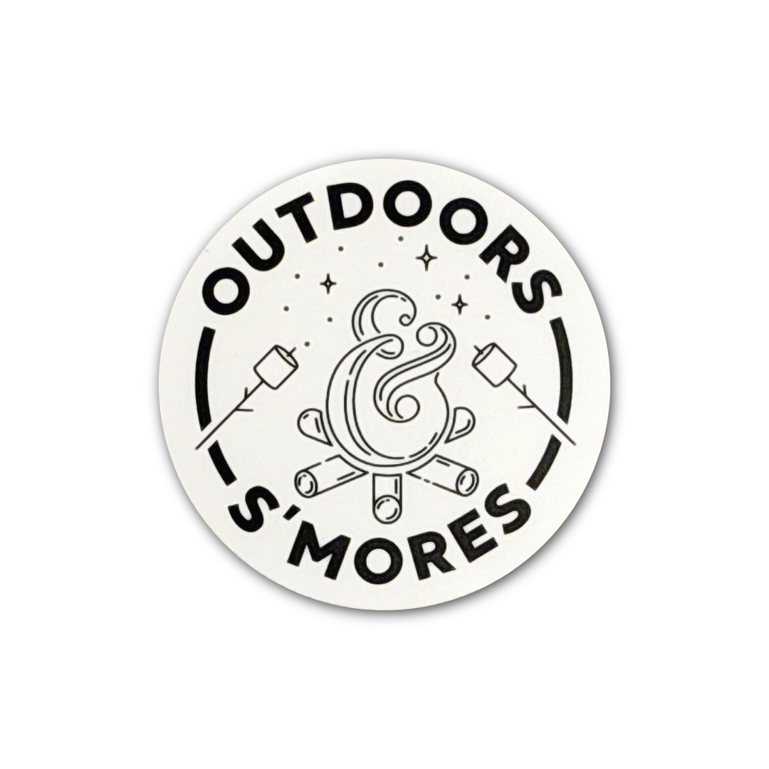 Outdoors & S'mores Sticker