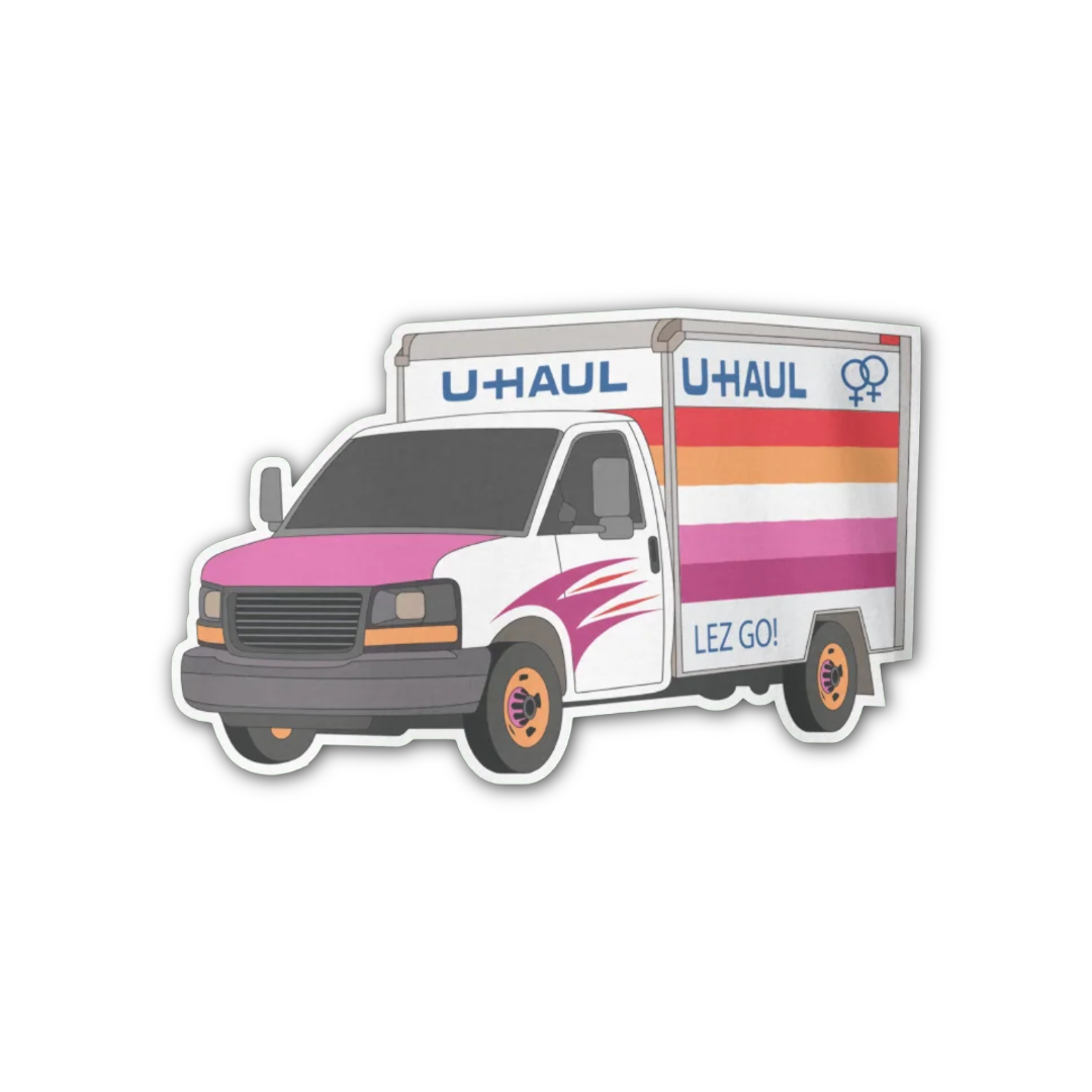 U-Haul Lesbian Sticker