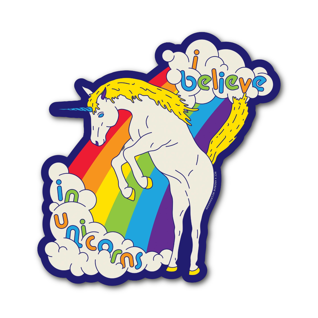 I Believe In Unicorns Sticker