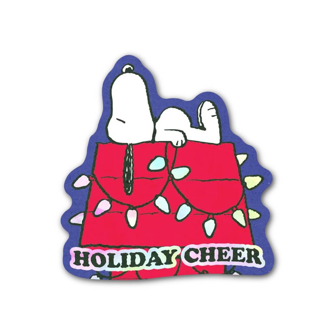 Holiday Cheer Snoopy Sticker