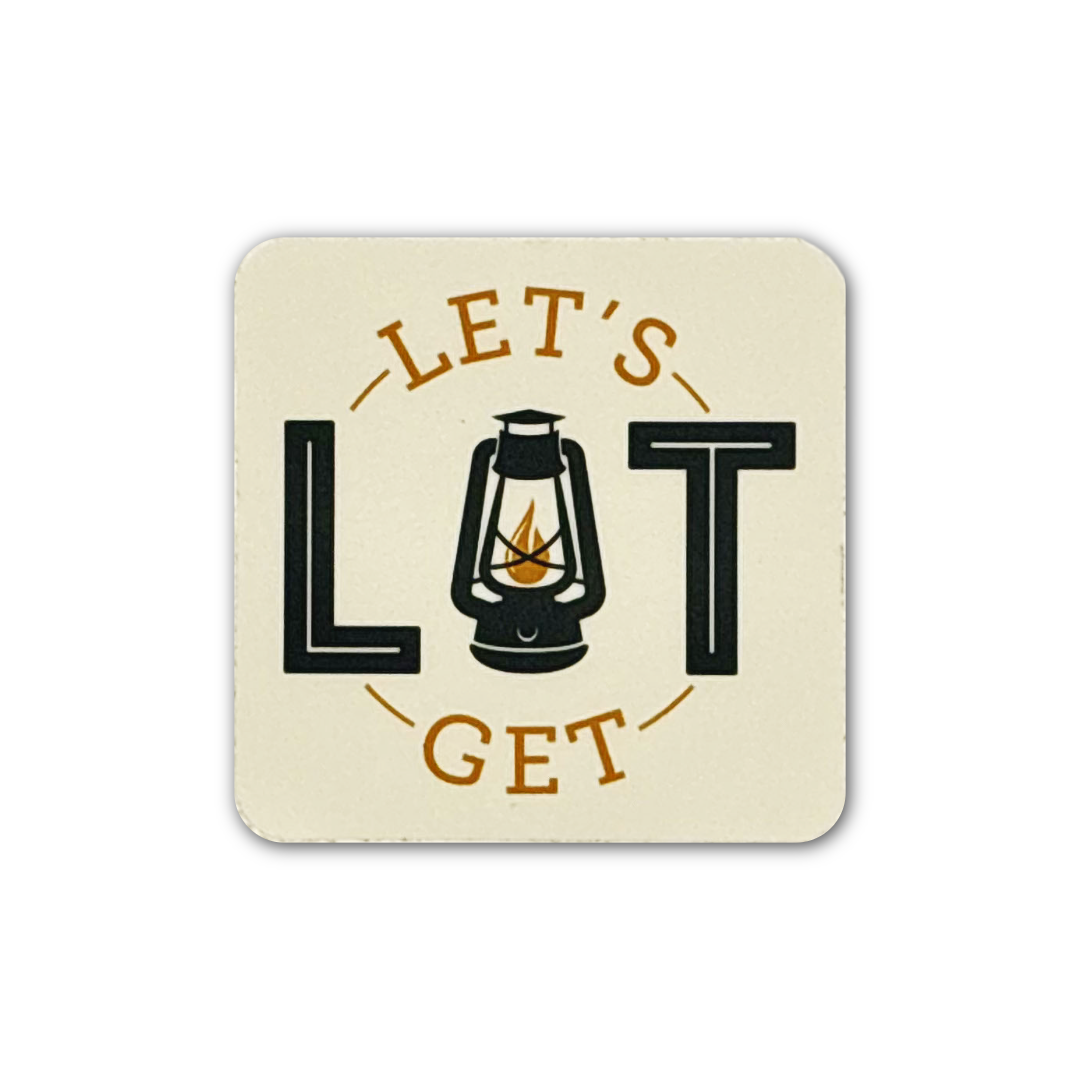 Let's Get Lit Lantern Sticker