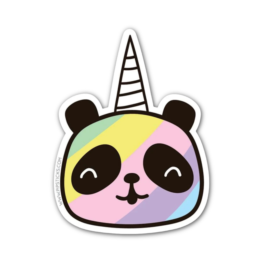 Pandacorn Vinyl Sticker