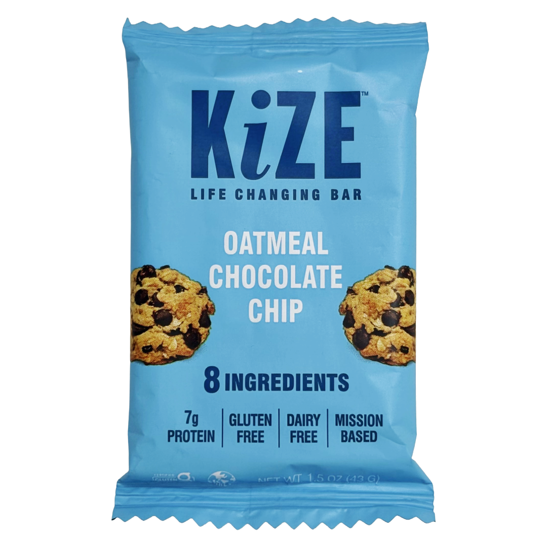 KiZE Oatmeal Chocolate Chip Protein Snack Bar 1.5oz