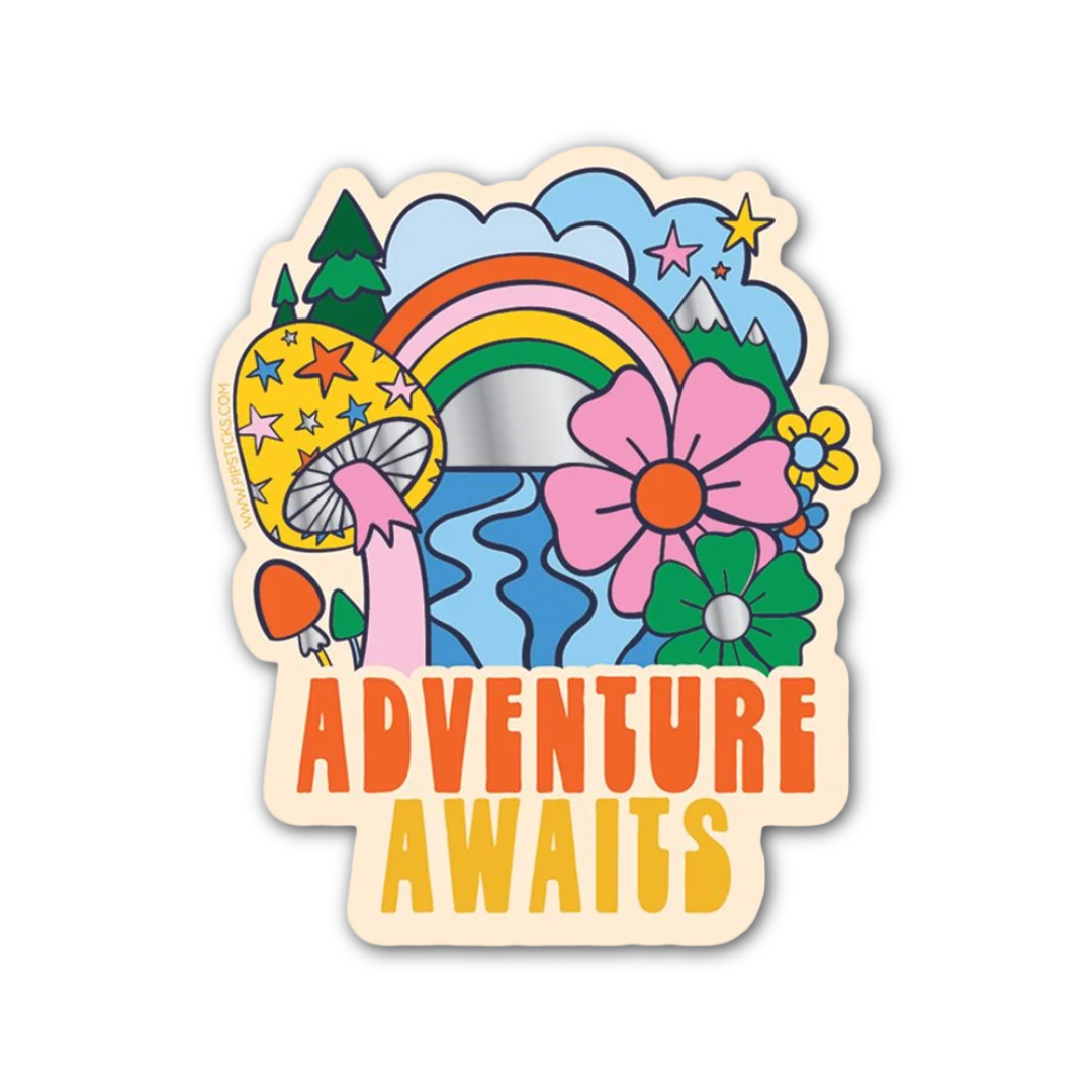 Aventure Awaits Vinyl Sticker
