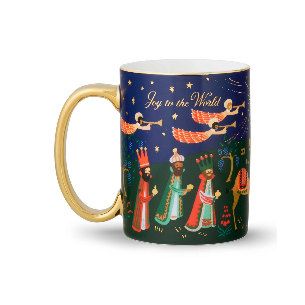 Nativity Scene Porcelain Mug